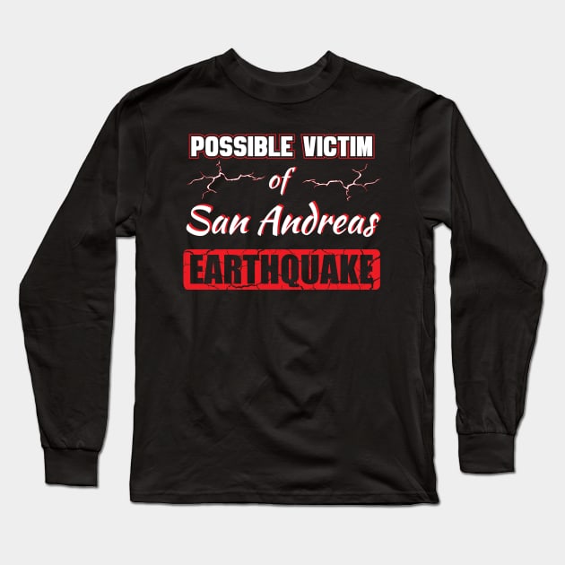 San Andreas earthquake Long Sleeve T-Shirt by totalcare